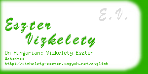 eszter vizkelety business card